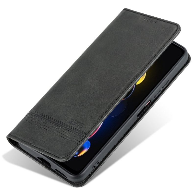 Puhelinkuoret Poco X4 GT Kotelot Flip Brand Azns Keinonahkaa
