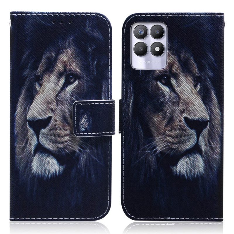 Kotelot Realme 8i Dreaming Lion