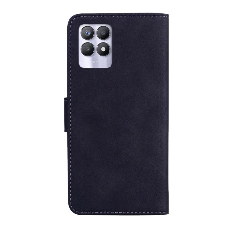 Kotelot Realme 8i Monochrome Leather Effect