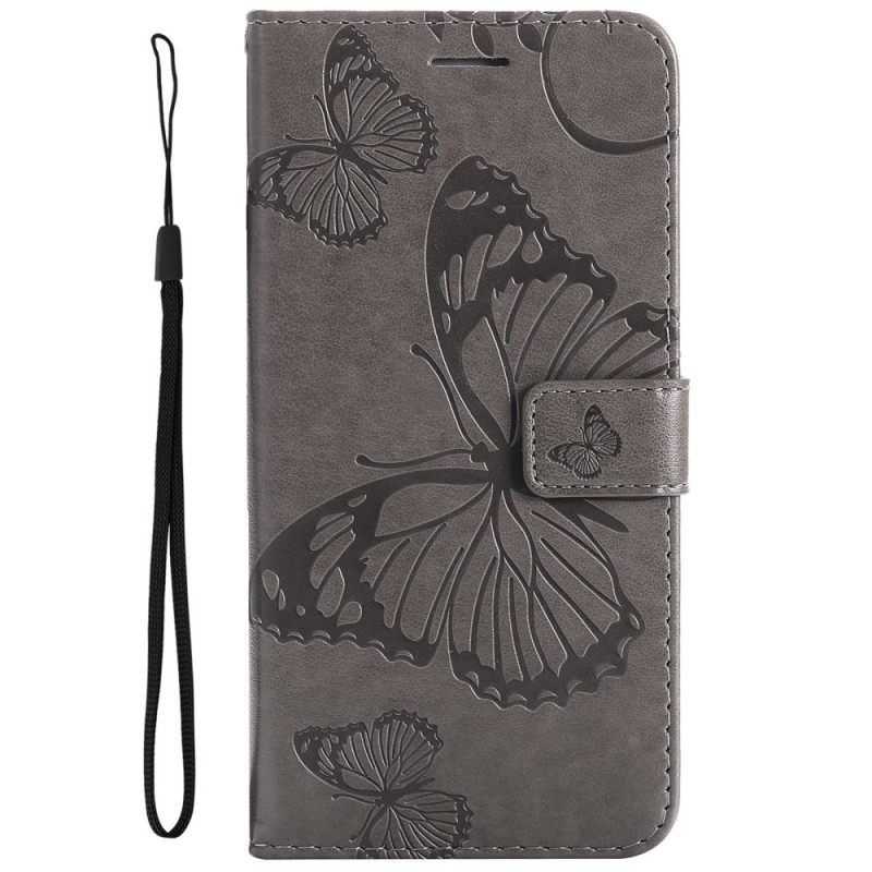 Kotelot Realme 8i Suojaketju Kuori Giant Thong Butterflies