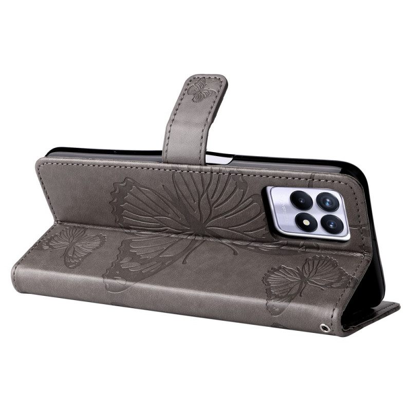 Kotelot Realme 8i Suojaketju Kuori Giant Thong Butterflies