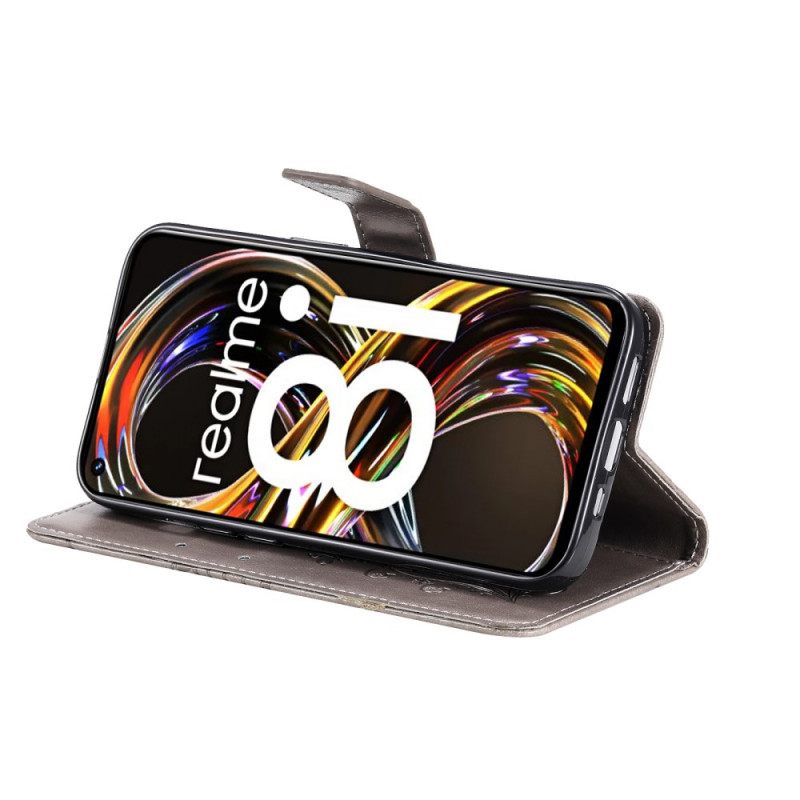 Kotelot Realme 8i Suojaketju Kuori Giant Thong Butterflies