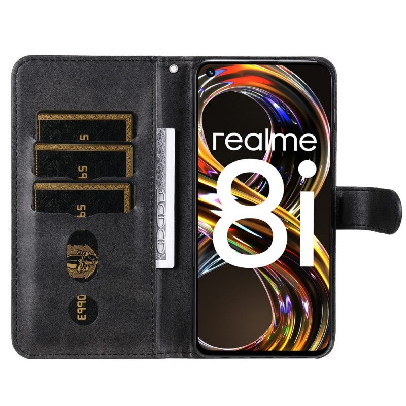 Kotelot Realme 8i Vintage Kolikkokukkaro