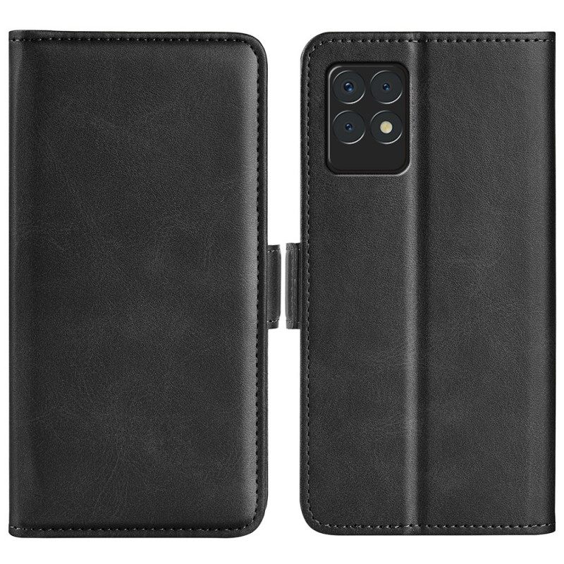 Nahkakotelo Realme 8i Kotelot Flip Double Flap