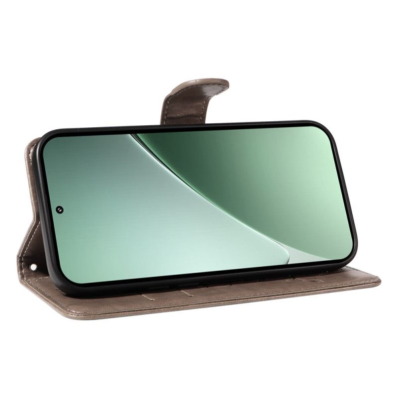 Kotelot Xiaomi 15 Pro Kukka- Ja Perhoskuvio