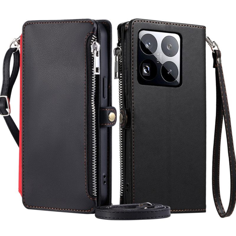 Kotelot Xiaomi 15 Pro Premium-hihna Ja Olkahihna Suojakuori