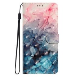 Kuoret Xiaomi 15 Pro Pinkki Ja Sininen Marmori 3d