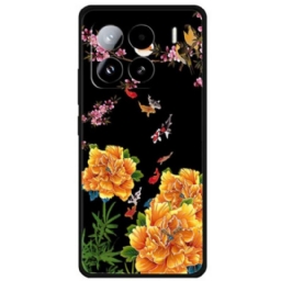 Kuori Xiaomi 15 Pro Kukkia Ja Kaloja