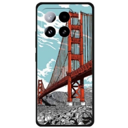 Kuori Xiaomi 15 Pro Kultainen Portti Silta Suojakuori