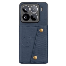 Kuori Xiaomi 15 Pro Nahkaefektikorttikotelo