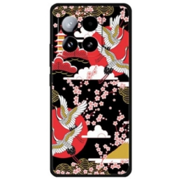 Kuori Xiaomi 15 Pro Neljä Kurkea Lennossa Suojakuori