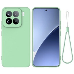 Kuori Xiaomi 15 Pro Nestemäisestä Silikonista Valmistettu Avainnauha