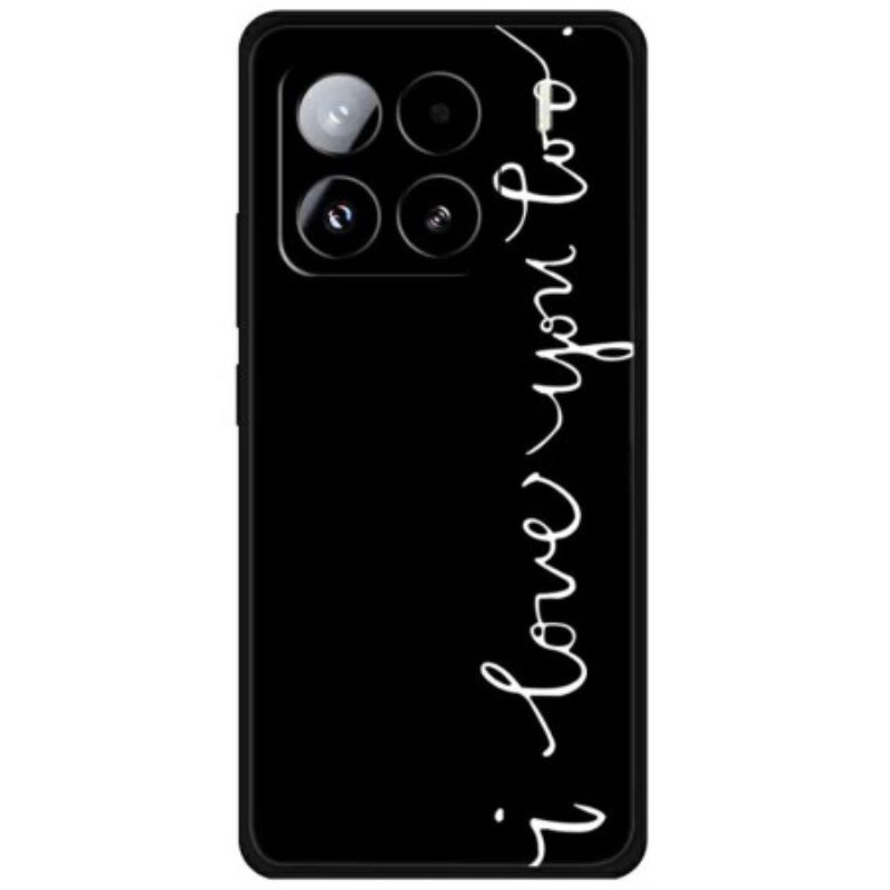 Kuori Xiaomi 15 Pro Rakastan Sinua Liian Suojakuori