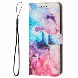 Nahkakotelo Xiaomi 15 Pro Marmorikuvio