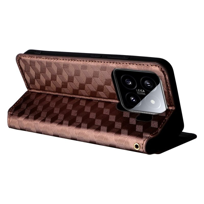 Nahkakotelo Xiaomi 15 Pro Puhelinkuoret 3d-kuvio