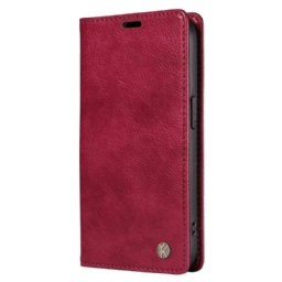 Nahkakotelo Xiaomi 15 Pro Yikatu Nahkakuvio