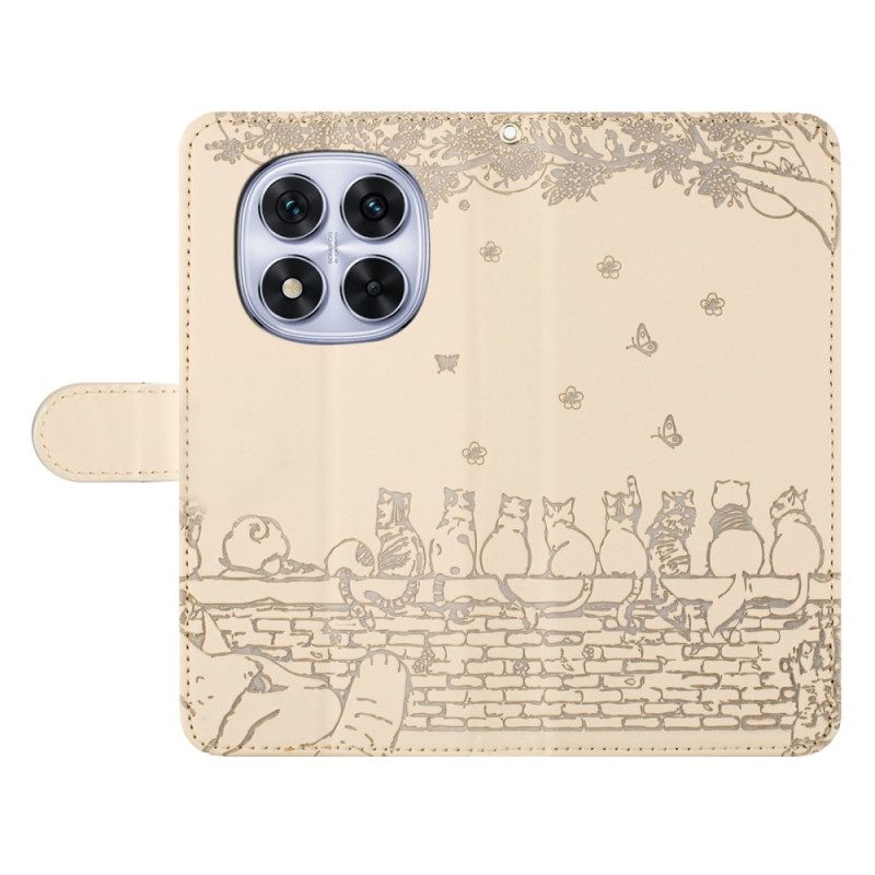 Kotelot Poco X7 5g Kissakuvioinen Kaulanauha