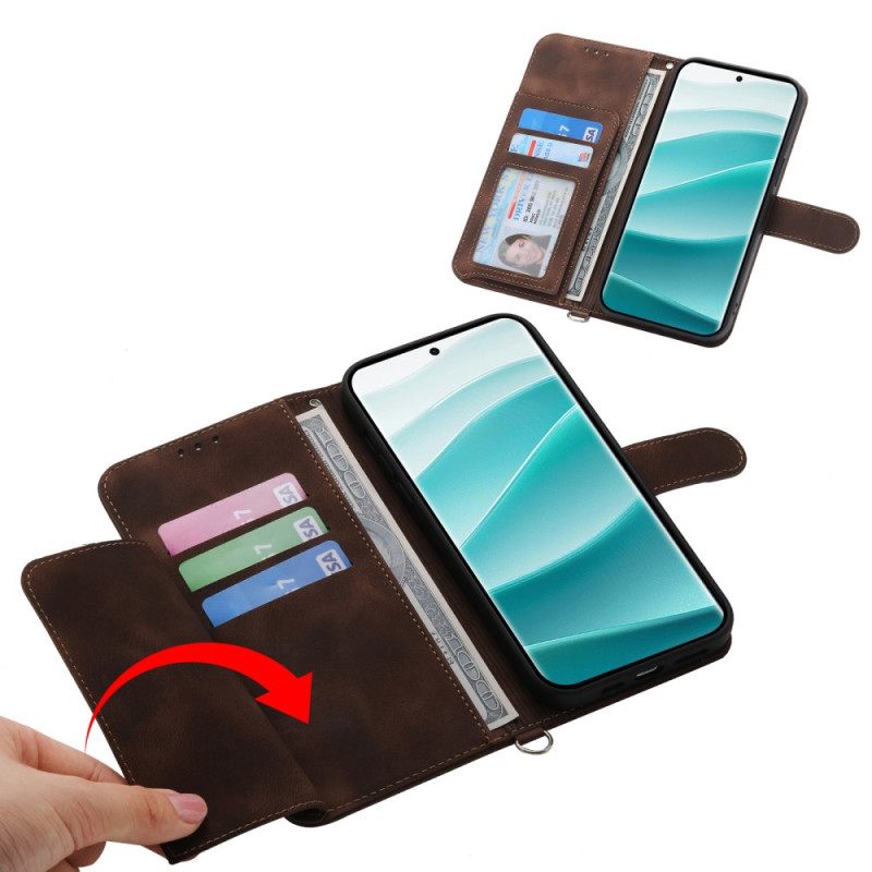 Kotelot Poco X7 5g Pitsikuvio Hihnalla Ja Olkahihnalla Suojakuori