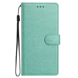 Kotelot Poco X7 5g Yksivärinen Tekonahka Rannekkeella Suojakuori