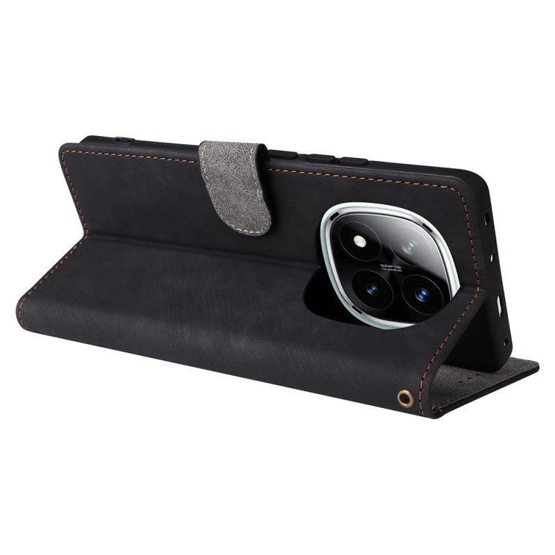 Kuoret Poco X7 5g Mokkanahkavariaatio Hihnalla