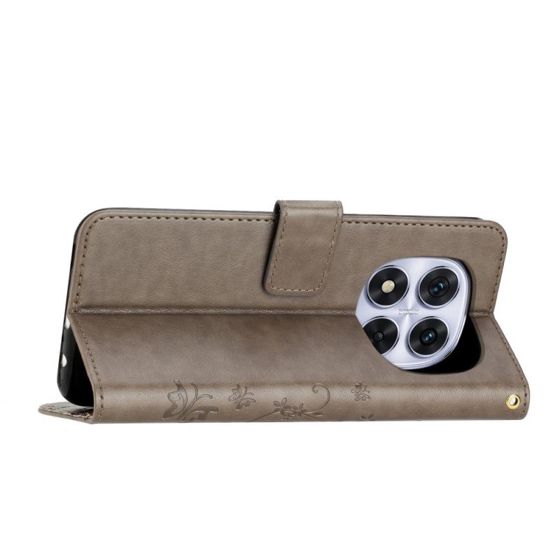 Kuoret Poco X7 5g Painetut Perhoset Ja Kukat