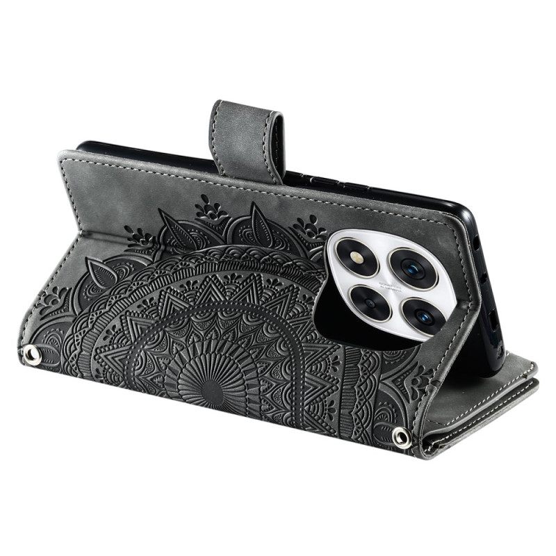 Kuoret Poco X7 5g Puhelinkuoret Mandala-mokkanahkaefektilompakko