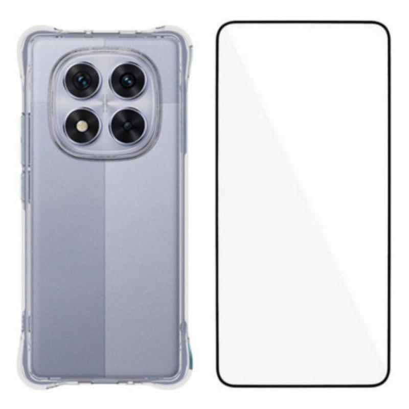 Kuori Poco X7 5g Vahvistettu Läpinäkyvä Näytönsuojalla