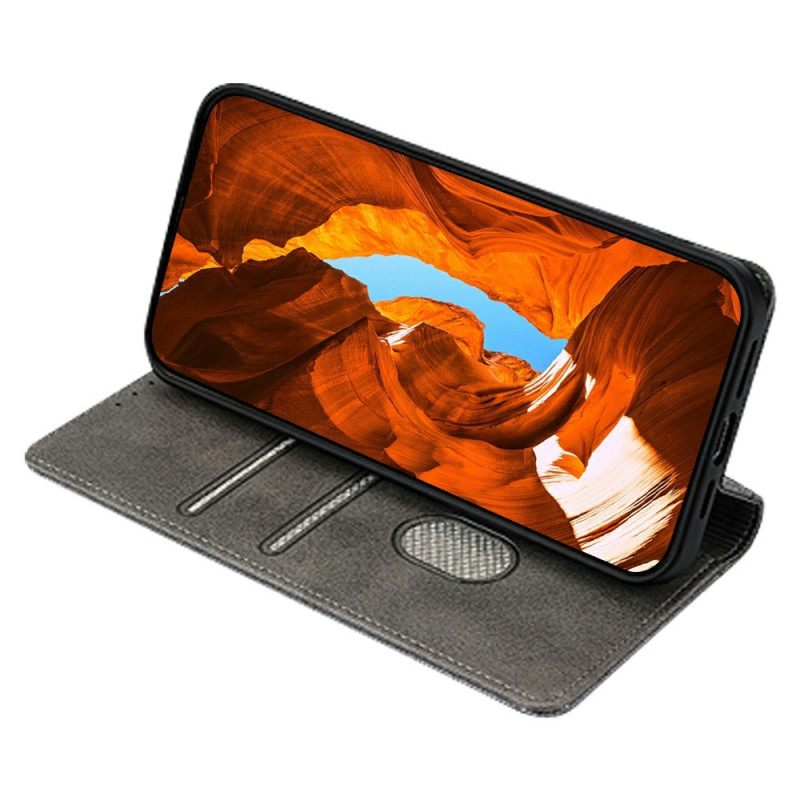 Nahkakotelo Poco X7 5g Puhelinkuoret Aaltoileva Kuvio Rfid-esto