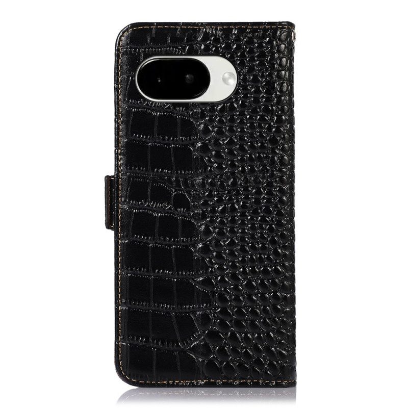 Kotelot Google Pixel 10a Puhelinkuoret Krokotiilikuvioinen Nahka