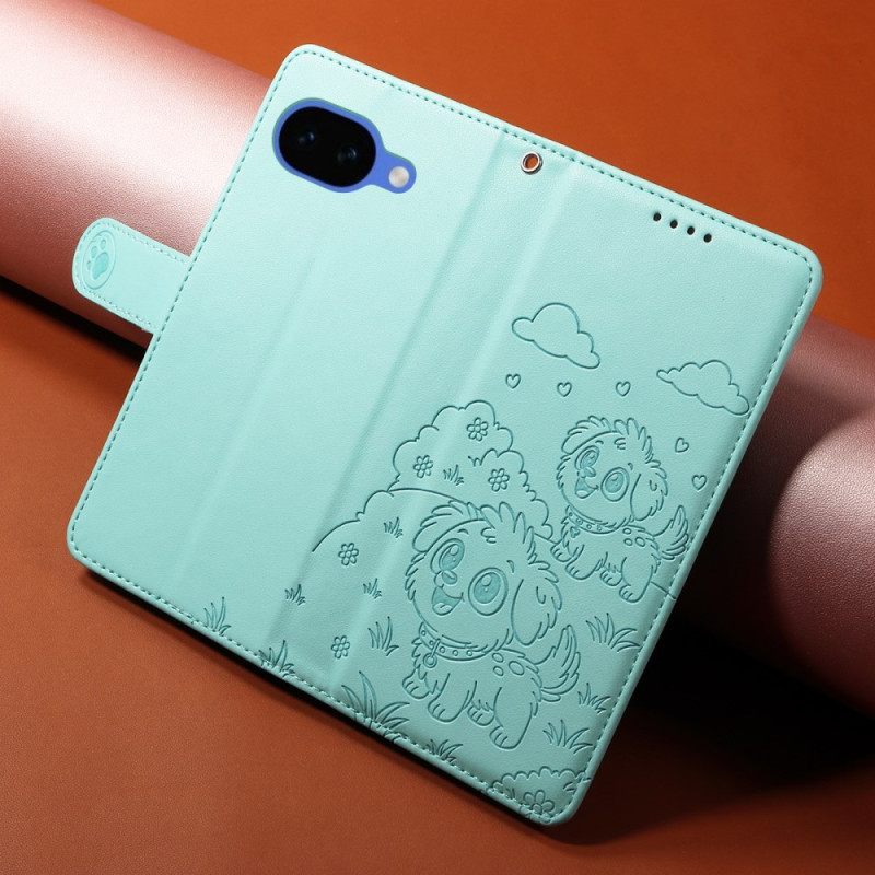 Kotelot Google Pixel 10a Rfid-suojattu Ja Koirakuvioinen