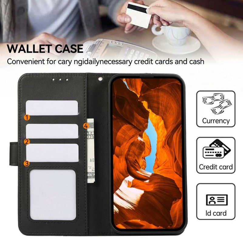 Kotelot Google Pixel 10a Rfid-suojattu Nahkakuvio