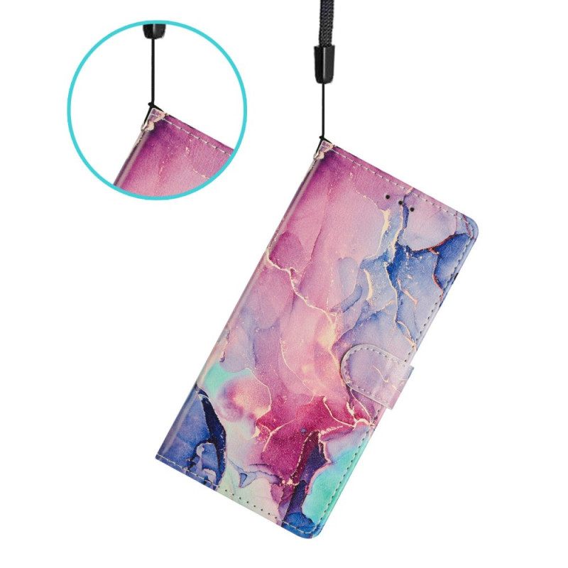 Kotelot Google Pixel 10a Vaaleanpunainen Ja Vihreä Marmori