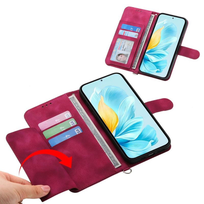 Nahkakotelo Google Pixel 10a Mandala-mokkanahkakuvio Olkahihnalla