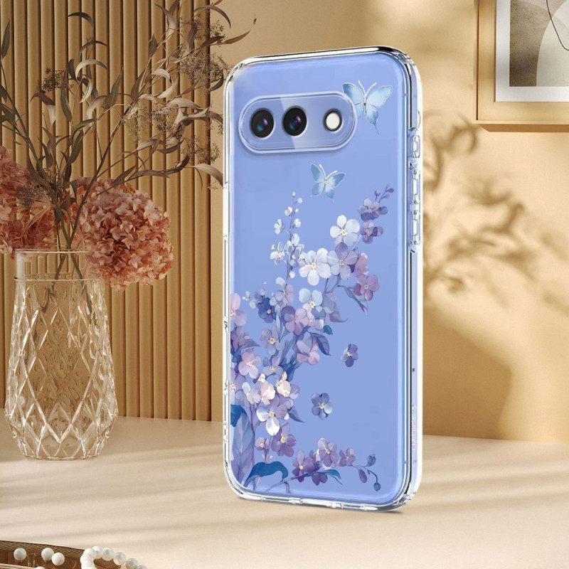 Puhelinkuoret Google Pixel 10a Perhos- Ja Kukkakuvio