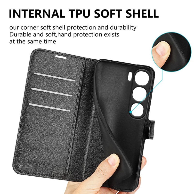 Kotelot Vivo V40 Lite 5g Litsikuvio Nahka