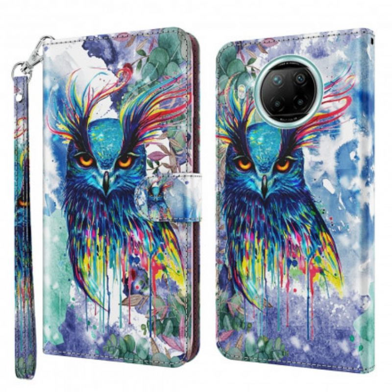 Kotelot Xiaomi Mi 10T Lite / Redmi Note 9 Pro 5G Light Spot Akvarellilintu