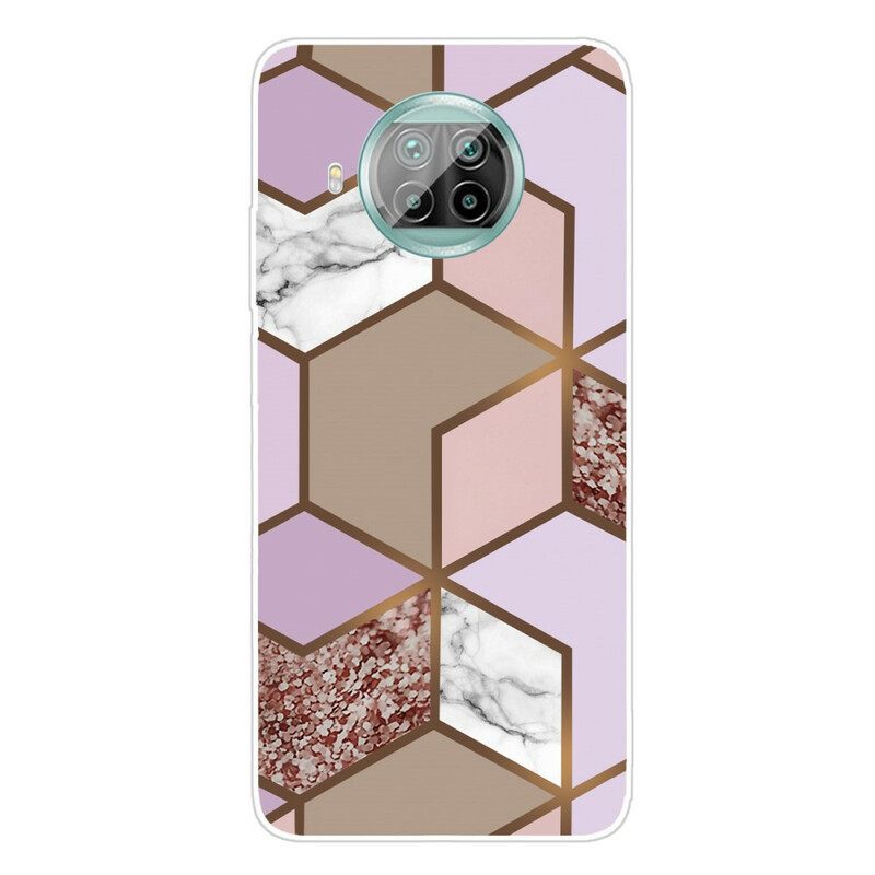 Kuori Xiaomi Mi 10T Lite / Redmi Note 9 Pro 5G Marble Geometry