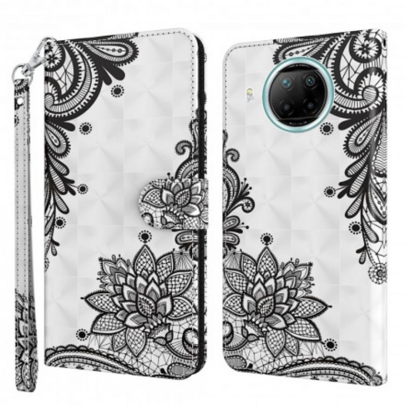 Nahkakotelo Xiaomi Mi 10T Lite / Redmi Note 9 Pro 5G Chic Lace