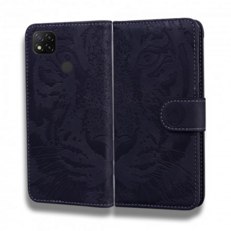 Kotelot Xiaomi Redmi 9C Tiger Face Print