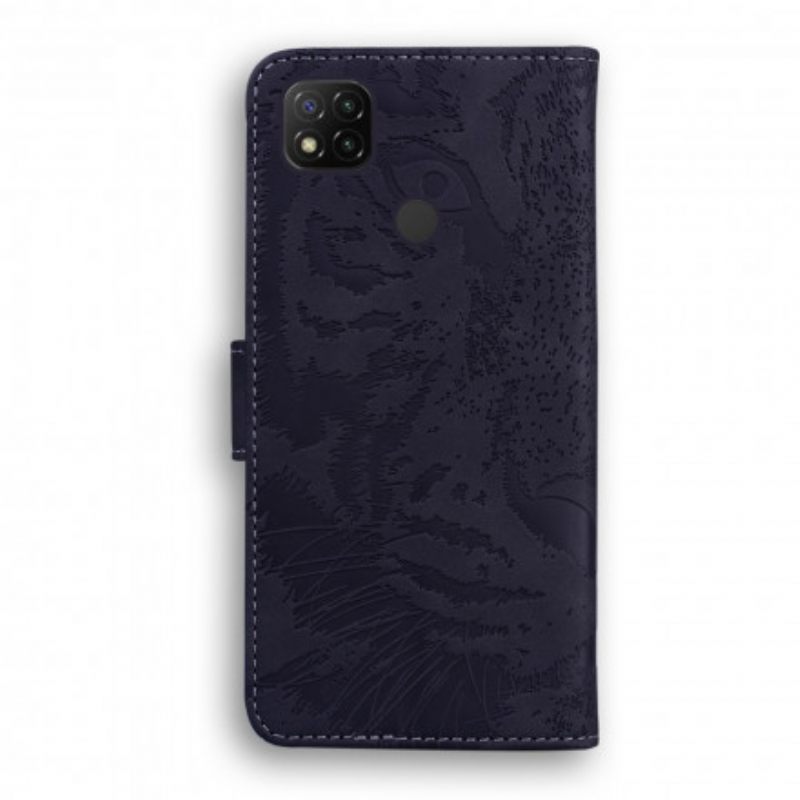 Kotelot Xiaomi Redmi 9C Tiger Face Print