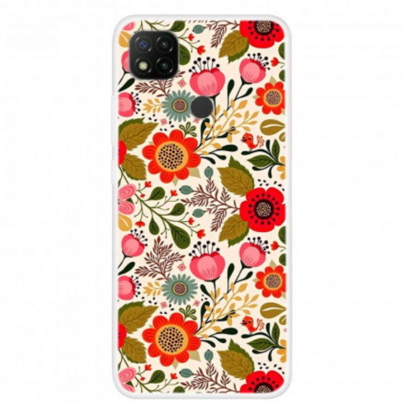 Kuori Xiaomi Redmi 9C Floral Tapestry