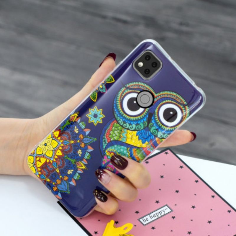 Kuori Xiaomi Redmi 9C Fluoresoiva Pöllö