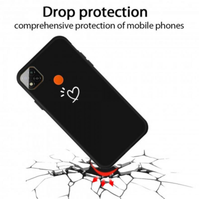 Kuori Xiaomi Redmi 9C Silicone Beating Heart