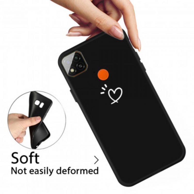 Kuori Xiaomi Redmi 9C Silicone Beating Heart