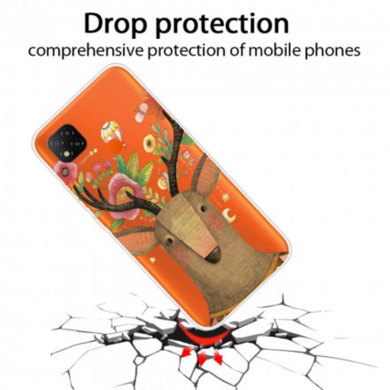 Kuori Xiaomi Redmi 9C Tribal Deer