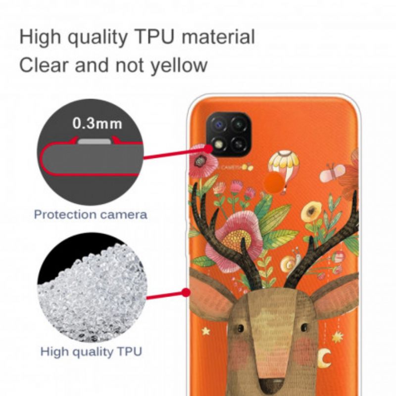 Kuori Xiaomi Redmi 9C Tribal Deer