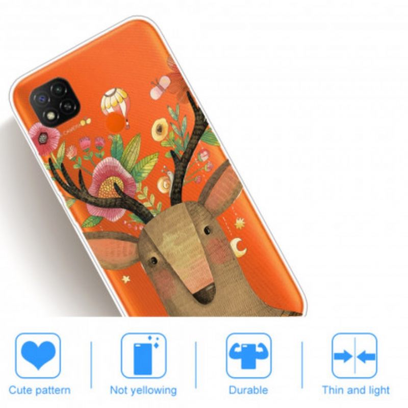 Kuori Xiaomi Redmi 9C Tribal Deer
