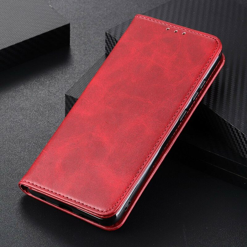 Puhelinkuoret Xiaomi Redmi 9C Kotelot Flip Haljasnahka