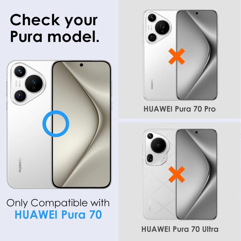 Huawei Pura 70 Northjo Hopeinen Linssisuoja