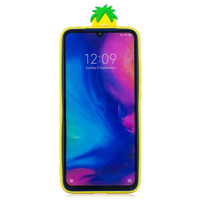 Case Xiaomi Redmi Note 7 3d Ananas
